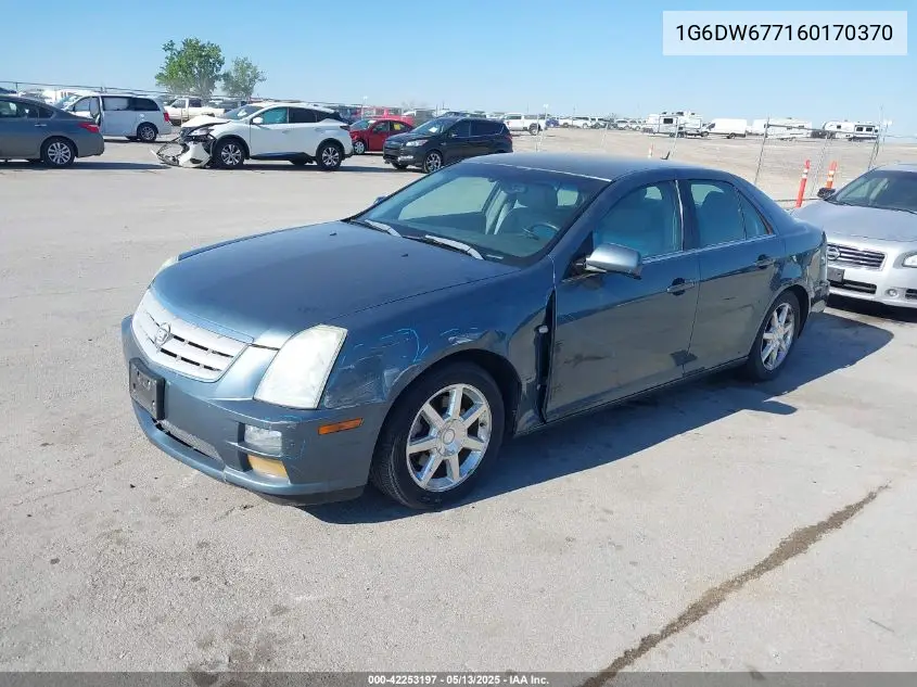 2006 Cadillac Sts V6 VIN: 1G6DW677160170370 Lot: 42253197