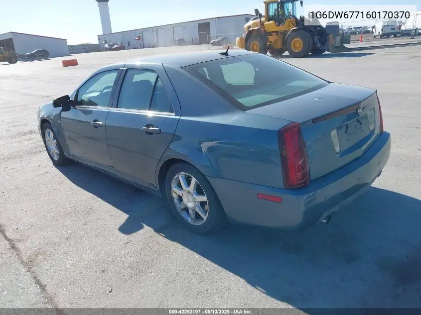 2006 Cadillac Sts V6 VIN: 1G6DW677160170370 Lot: 42253197