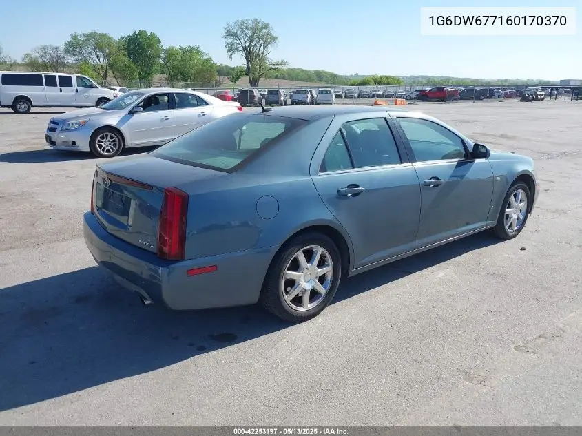2006 Cadillac Sts V6 VIN: 1G6DW677160170370 Lot: 42253197