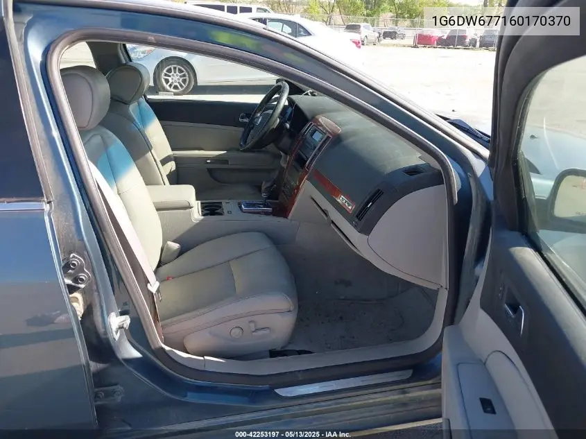 2006 Cadillac Sts V6 VIN: 1G6DW677160170370 Lot: 42253197