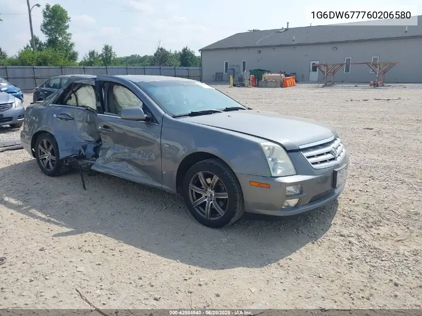 2006 Cadillac Sts V6 VIN: 1G6DW677760206580 Lot: 42584840