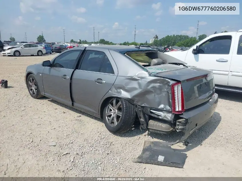 2006 Cadillac Sts V6 VIN: 1G6DW677760206580 Lot: 42584840