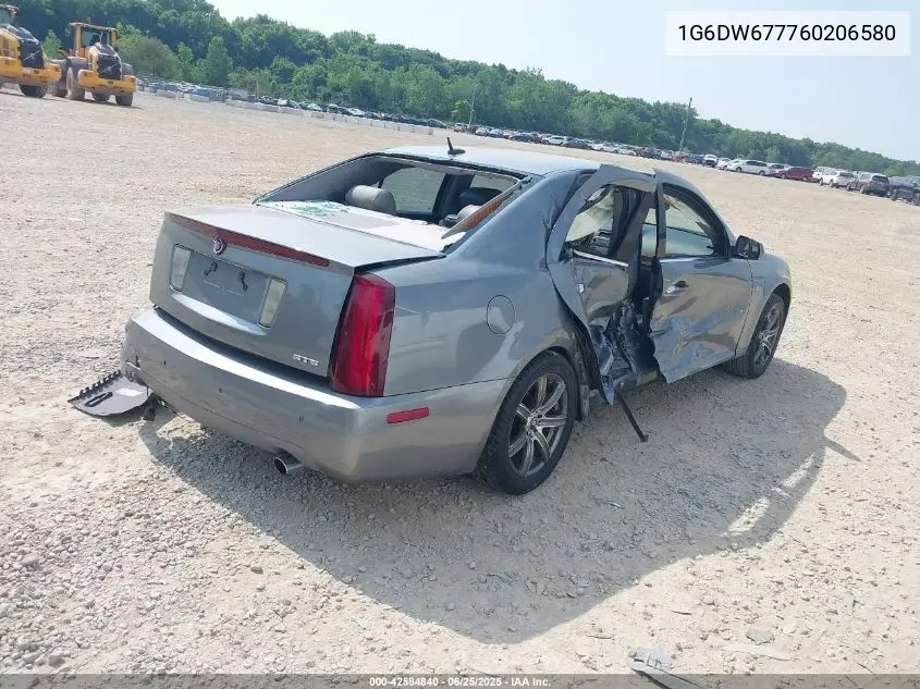 2006 Cadillac Sts V6 VIN: 1G6DW677760206580 Lot: 42584840