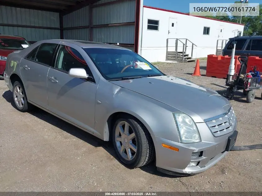 2006 Cadillac Sts V6 VIN: 1G6DW677260161774 Lot: 42653566