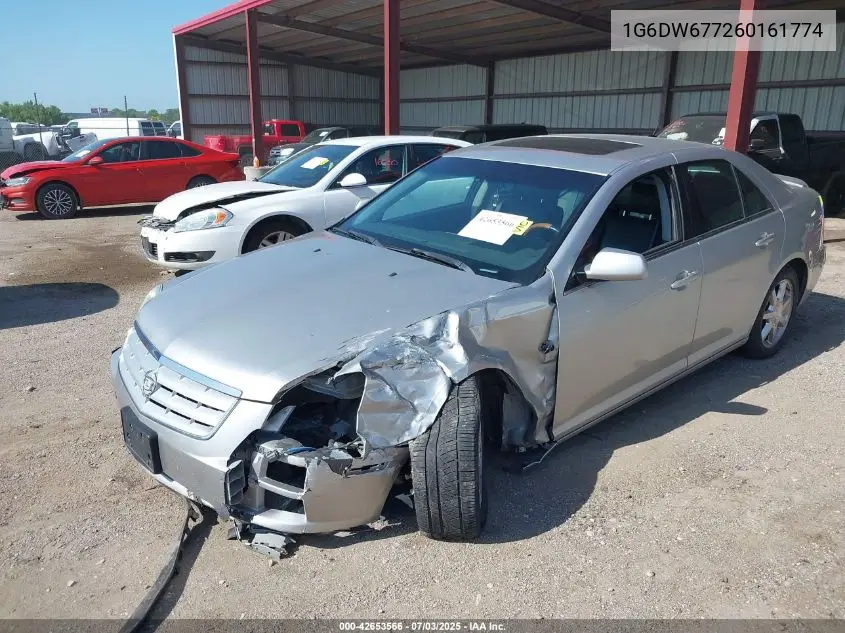 2006 Cadillac Sts V6 VIN: 1G6DW677260161774 Lot: 42653566