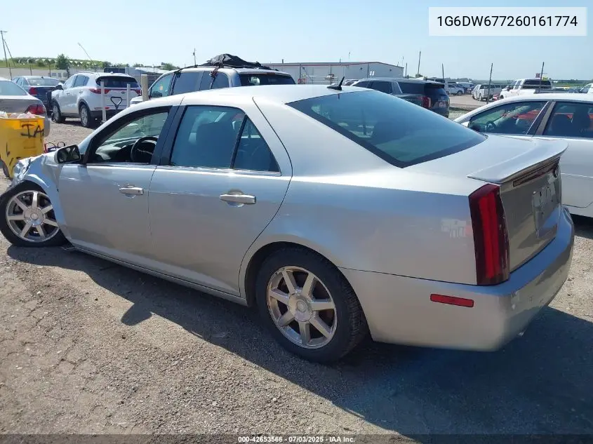 2006 Cadillac Sts V6 VIN: 1G6DW677260161774 Lot: 42653566