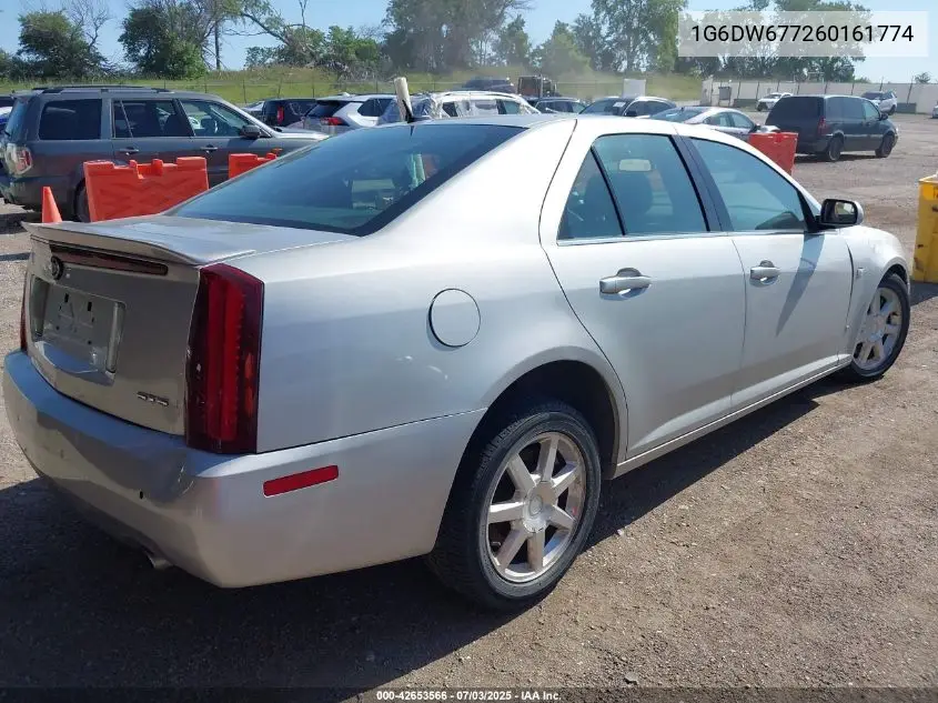 2006 Cadillac Sts V6 VIN: 1G6DW677260161774 Lot: 42653566