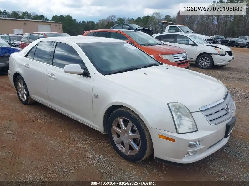 2007 Cadillac Sts V6 VIN: 1G6DW677070195889 Lot: 41859364
