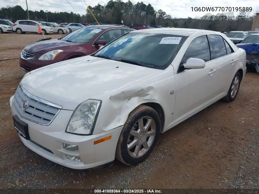 2007 Cadillac Sts V6 VIN: 1G6DW677070195889 Lot: 41859364