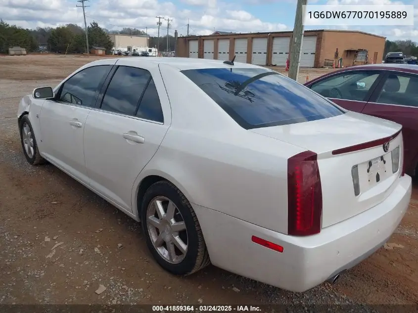 2007 Cadillac Sts V6 VIN: 1G6DW677070195889 Lot: 41859364