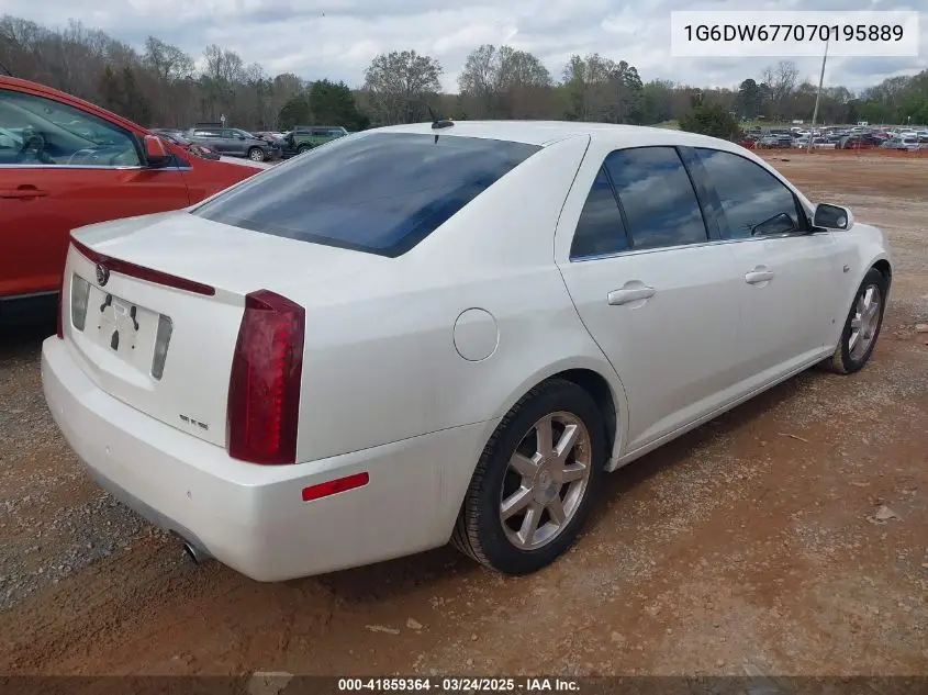 2007 Cadillac Sts V6 VIN: 1G6DW677070195889 Lot: 41859364