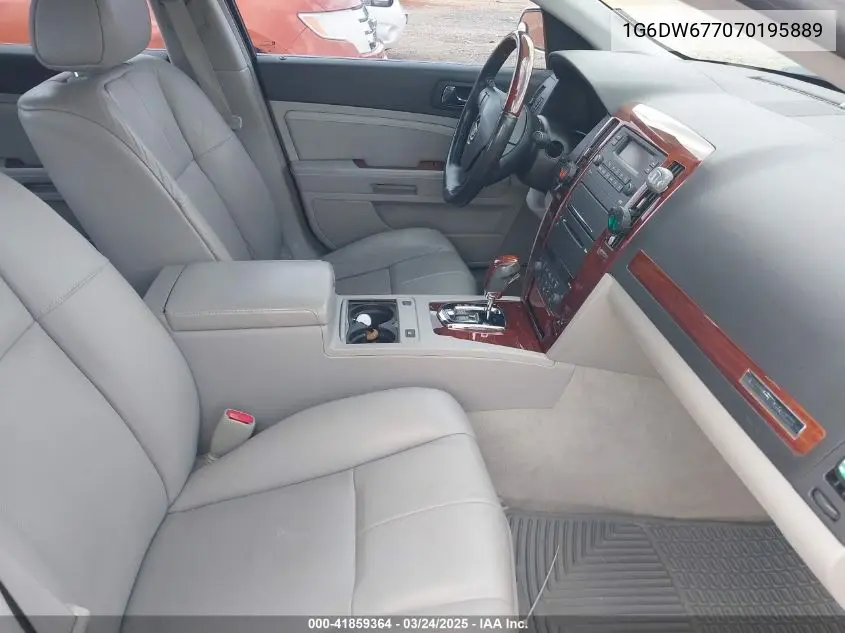 2007 Cadillac Sts V6 VIN: 1G6DW677070195889 Lot: 41859364