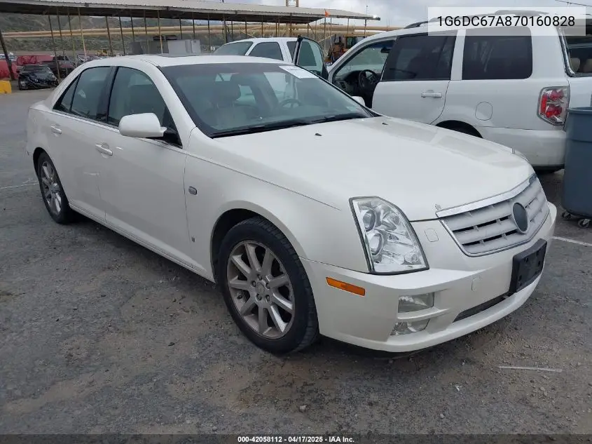 2007 Cadillac Sts V8 VIN: 1G6DC67A870160828 Lot: 42058112