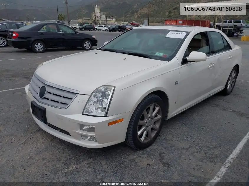 2007 Cadillac Sts V8 VIN: 1G6DC67A870160828 Lot: 42058112