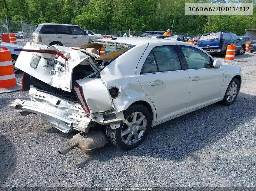 2007 Cadillac Sts VIN: 1G6DW677070114812 Lot: 42173493