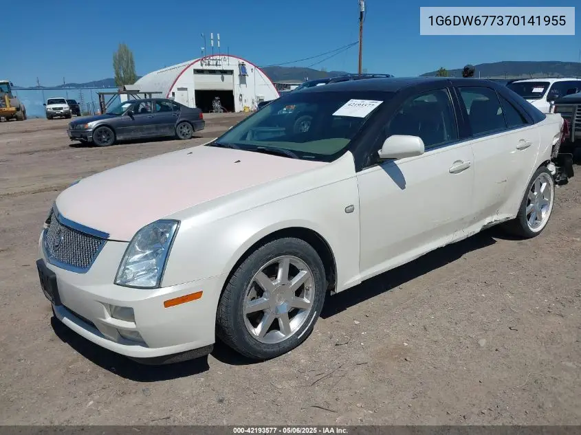 2007 Cadillac Sts V6 VIN: 1G6DW677370141955 Lot: 42193577