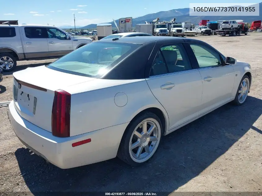 2007 Cadillac Sts V6 VIN: 1G6DW677370141955 Lot: 42193577