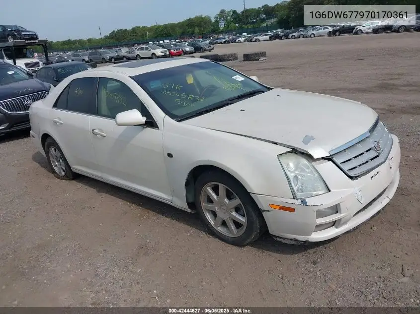 2007 Cadillac Sts V6 VIN: 1G6DW677970170361 Lot: 42444627