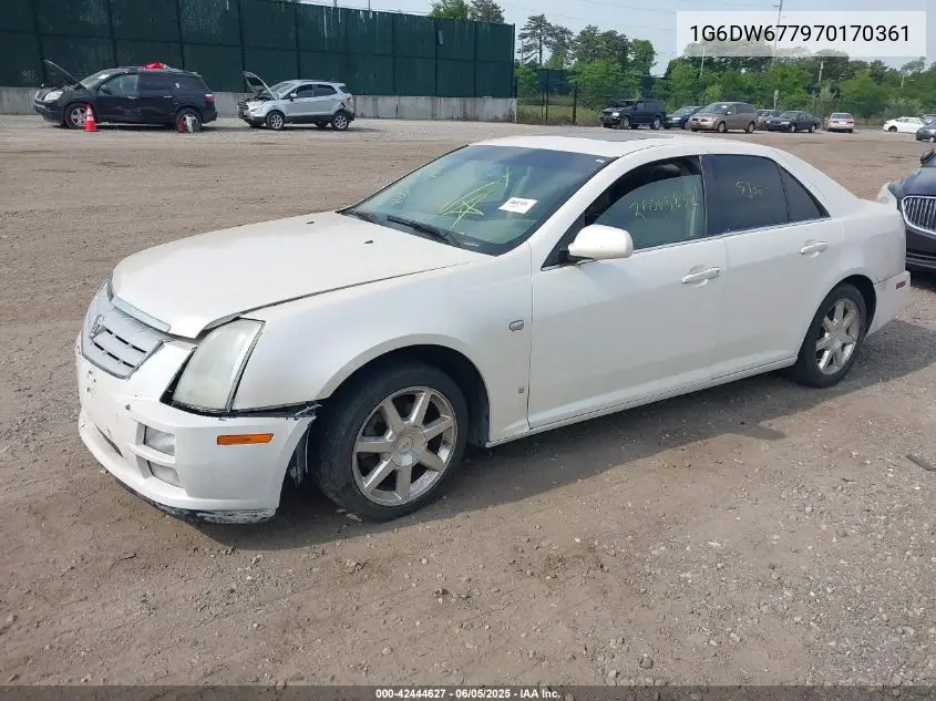 2007 Cadillac Sts V6 VIN: 1G6DW677970170361 Lot: 42444627
