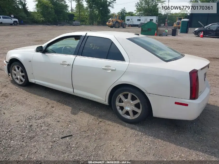 2007 Cadillac Sts V6 VIN: 1G6DW677970170361 Lot: 42444627