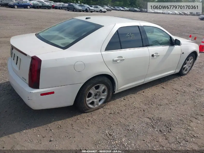 2007 Cadillac Sts V6 VIN: 1G6DW677970170361 Lot: 42444627
