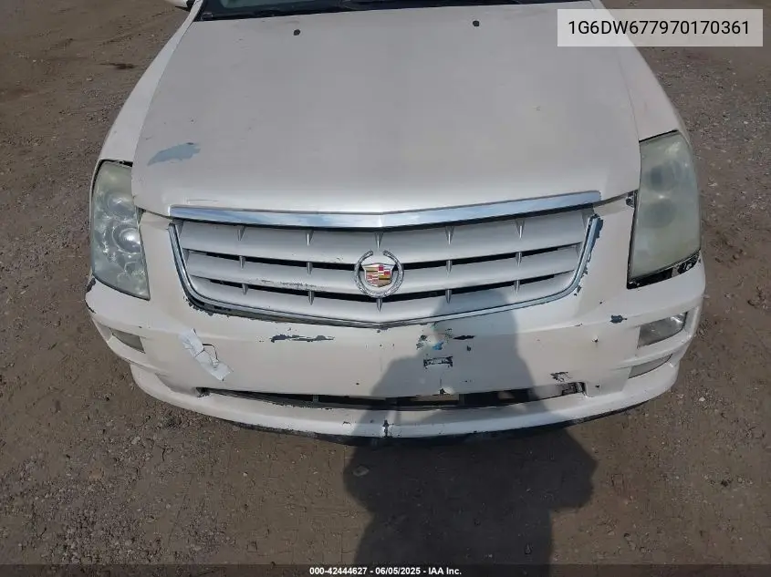 2007 Cadillac Sts V6 VIN: 1G6DW677970170361 Lot: 42444627