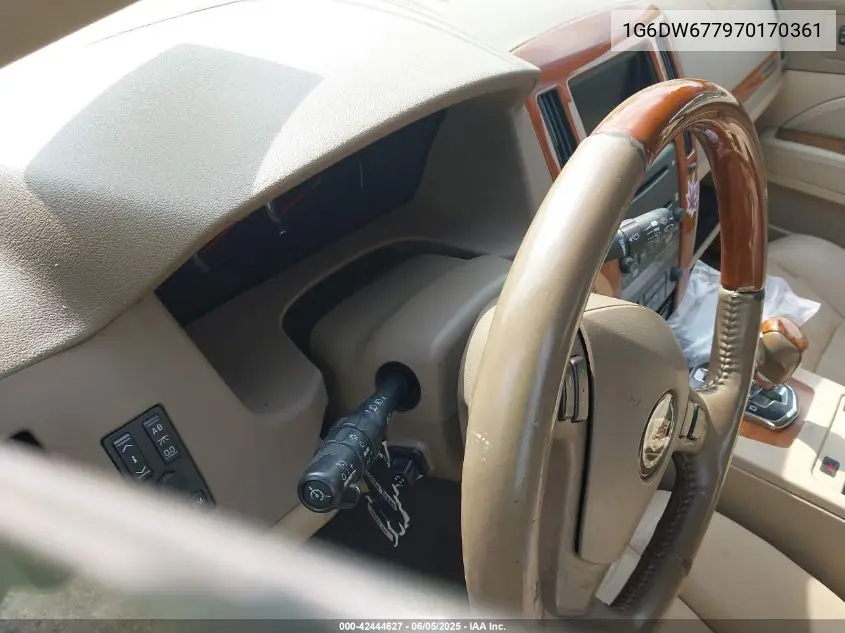2007 Cadillac Sts V6 VIN: 1G6DW677970170361 Lot: 42444627