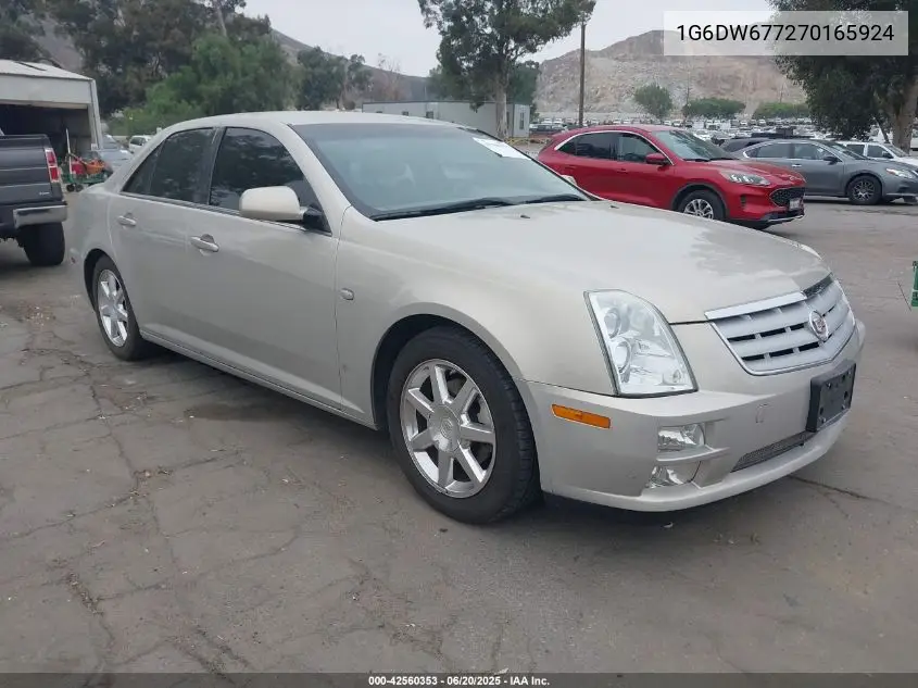2007 Cadillac Sts V6 VIN: 1G6DW677270165924 Lot: 42560353