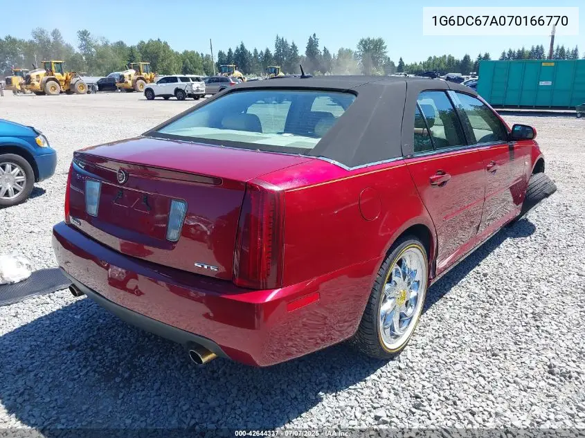 2007 Cadillac Sts V8 VIN: 1G6DC67A070166770 Lot: 42644337