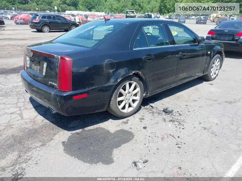 2007 Cadillac Sts V8 VIN: 1G6DC67A470123257 Lot: 42753784
