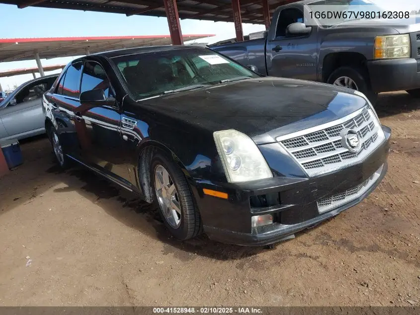 2008 Cadillac Sts V6 VIN: 1G6DW67V980162308 Lot: 41528948