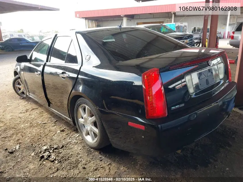 2008 Cadillac Sts V6 VIN: 1G6DW67V980162308 Lot: 41528948
