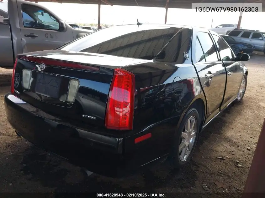 2008 Cadillac Sts V6 VIN: 1G6DW67V980162308 Lot: 41528948