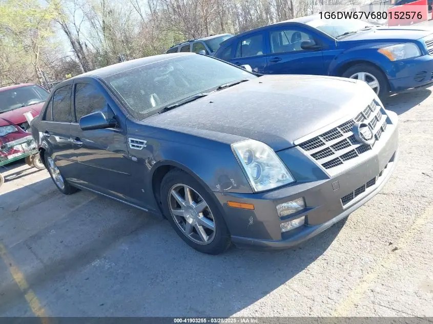 2008 Cadillac Sts V6 VIN: 1G6DW67V680152576 Lot: 41903255