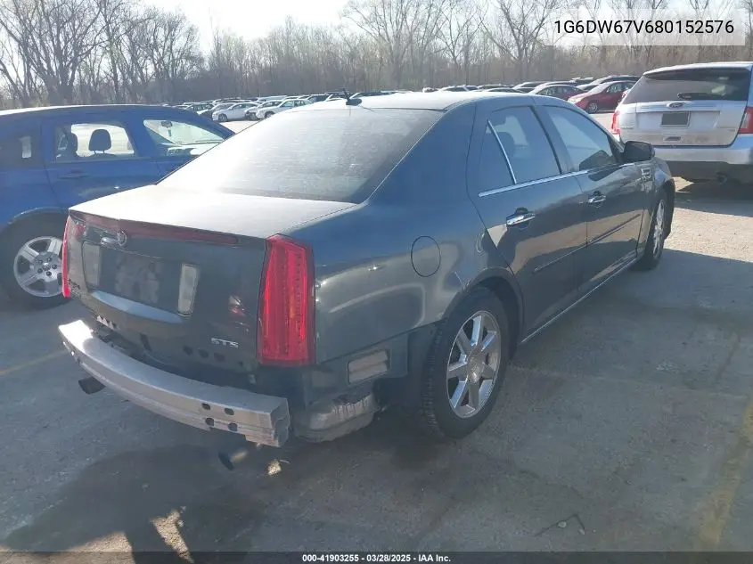 2008 Cadillac Sts V6 VIN: 1G6DW67V680152576 Lot: 41903255