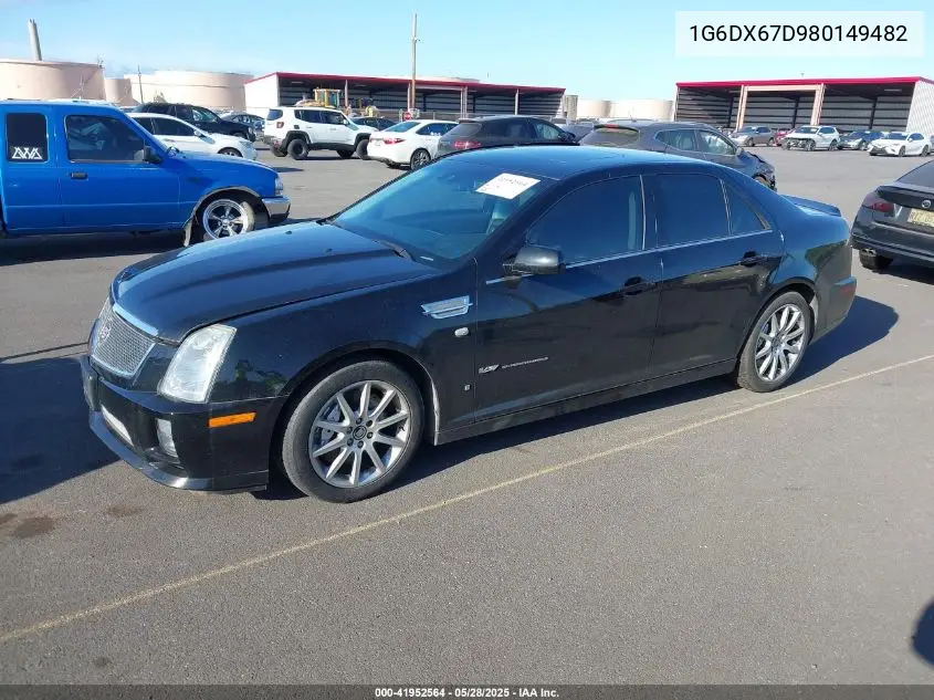 2008 Cadillac Sts-V VIN: 1G6DX67D980149482 Lot: 41952564