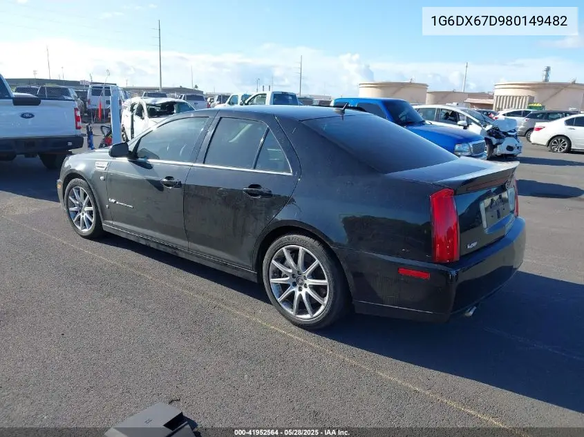 2008 Cadillac Sts-V VIN: 1G6DX67D980149482 Lot: 41952564