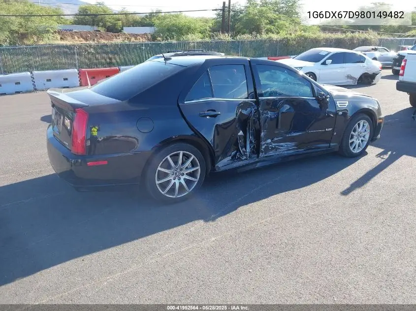 2008 Cadillac Sts-V VIN: 1G6DX67D980149482 Lot: 41952564