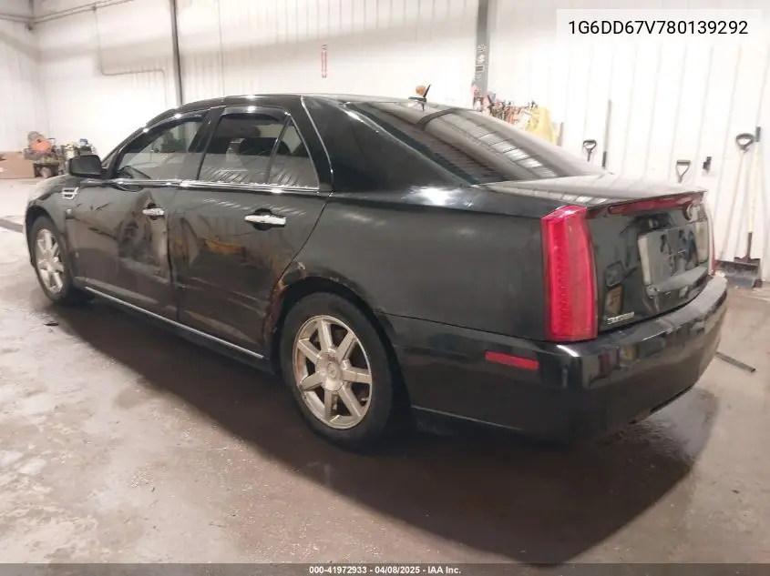 2008 Cadillac Sts V6 VIN: 1G6DD67V780139292 Lot: 41972933
