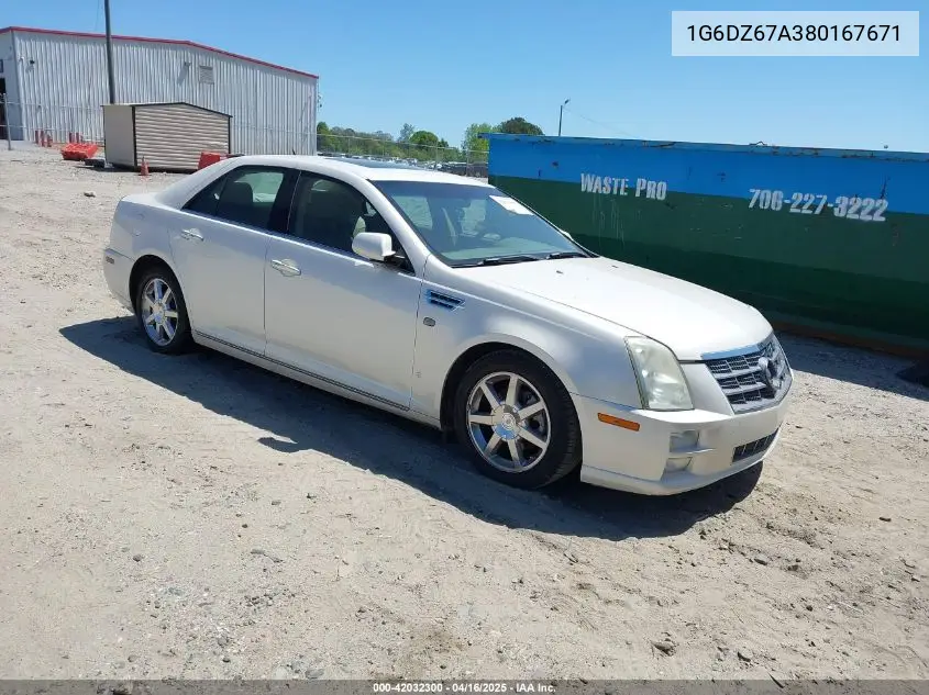2008 Cadillac Sts V8 VIN: 1G6DZ67A380167671 Lot: 42032300