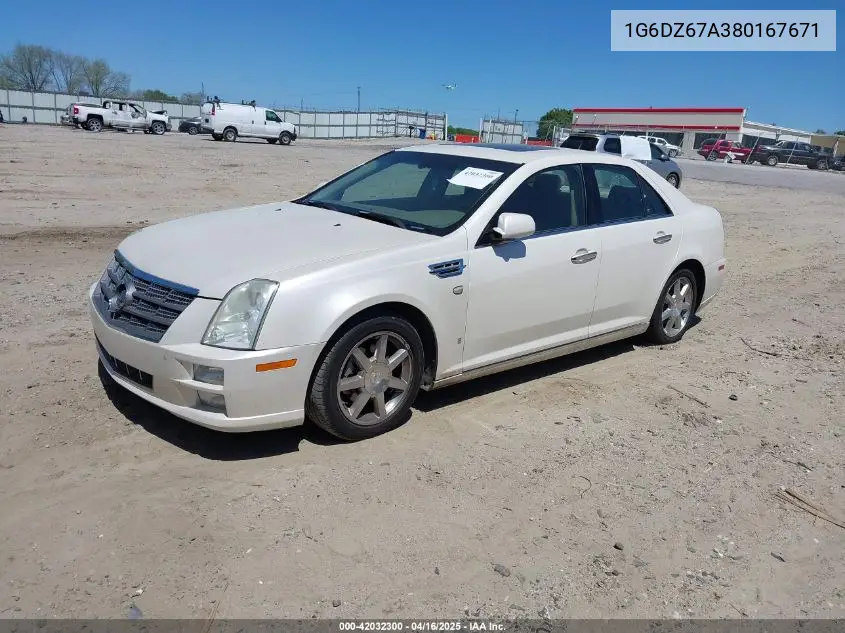 2008 Cadillac Sts V8 VIN: 1G6DZ67A380167671 Lot: 42032300