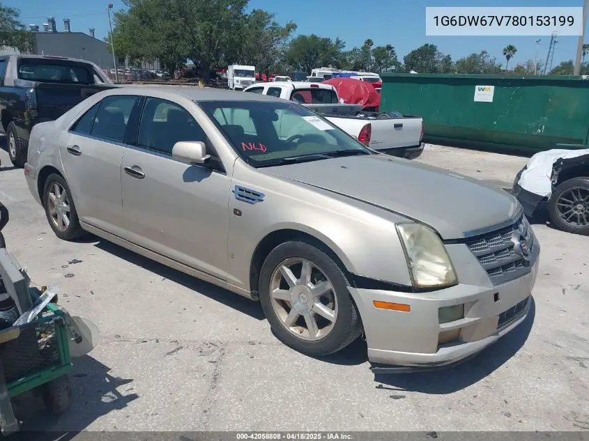 2008 Cadillac Sts V6 VIN: 1G6DW67V780153199 Lot: 42058808