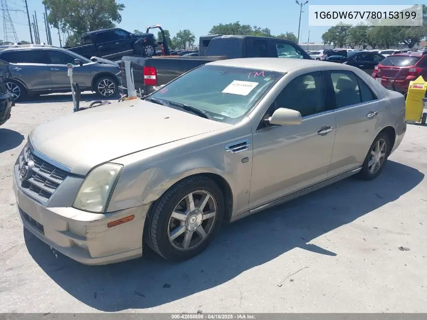 2008 Cadillac Sts V6 VIN: 1G6DW67V780153199 Lot: 42058808