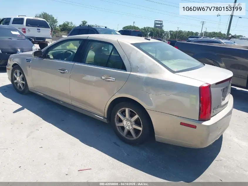 2008 Cadillac Sts V6 VIN: 1G6DW67V780153199 Lot: 42058808