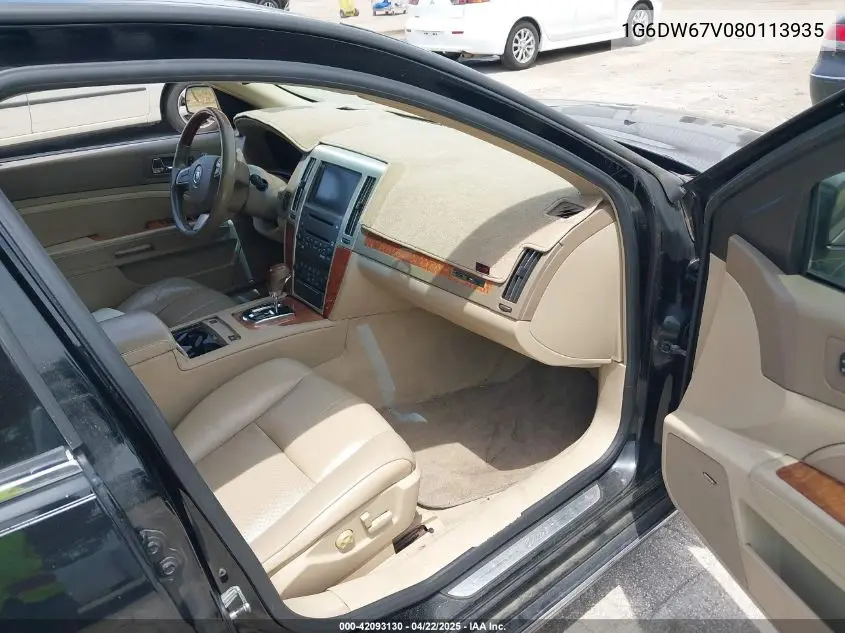 2008 Cadillac Sts V6 VIN: 1G6DW67V080113935 Lot: 42093130