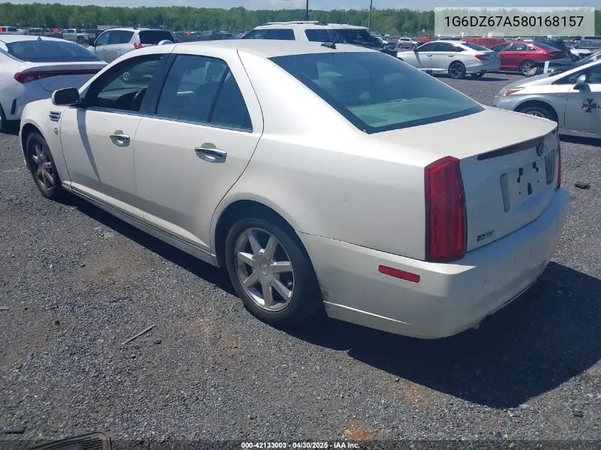 2008 Cadillac Sts V8 VIN: 1G6DZ67A580168157 Lot: 42133003