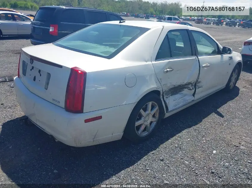 2008 Cadillac Sts V8 VIN: 1G6DZ67A580168157 Lot: 42133003