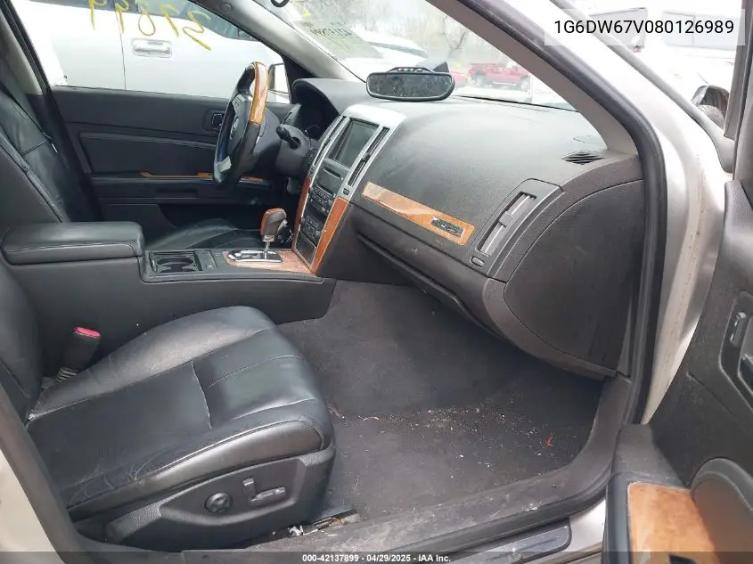 2008 Cadillac Sts V6 VIN: 1G6DW67V080126989 Lot: 42137899