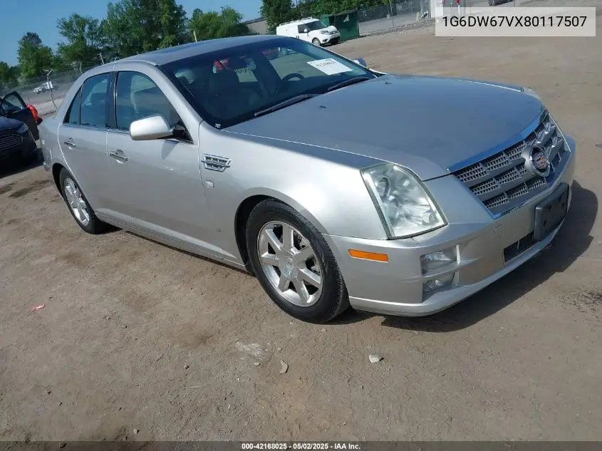 2008 Cadillac Sts V6 VIN: 1G6DW67VX80117507 Lot: 42168025