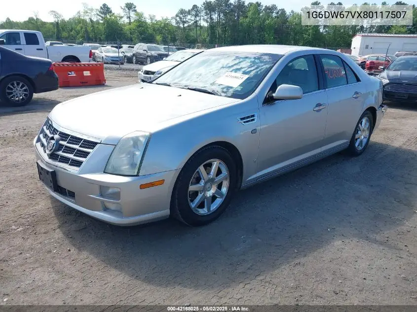 2008 Cadillac Sts V6 VIN: 1G6DW67VX80117507 Lot: 42168025